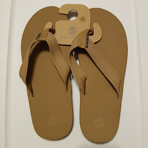 Simply Southern Tan Flip-Flops - Picture 1 of 6